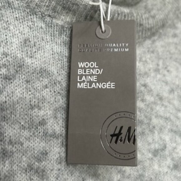 NWT Relaxed Fit Oversized Knit Turtleneck Sweater Jumper Capsule Wardrobe - Picture 4 of 8